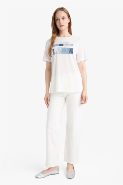 Regular Fit Crew Neck Short Sleeve T-Shirt