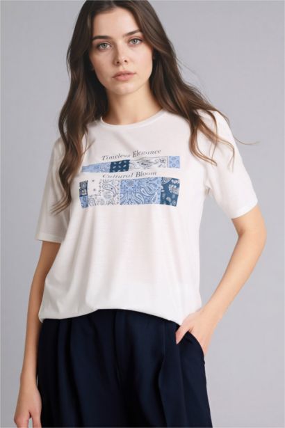 Regular Fit Crew Neck Short Sleeve T-Shirt