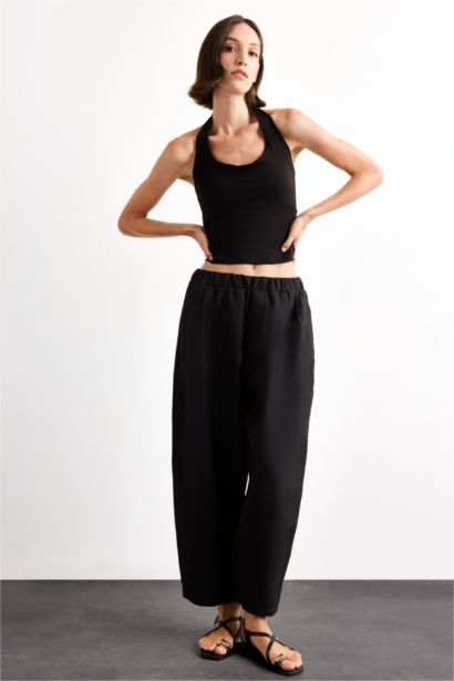 Relax Fit Regular Hem Trousers