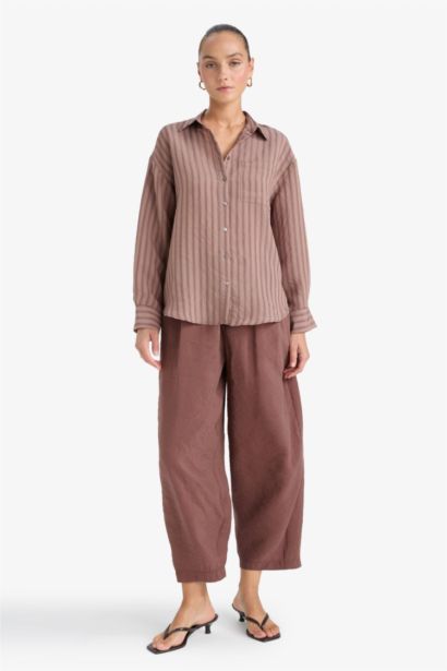 Relax Fit Regular Hem Trousers