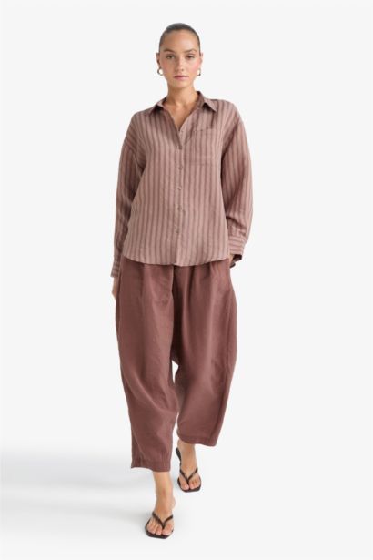 Relax Fit Regular Hem Trousers