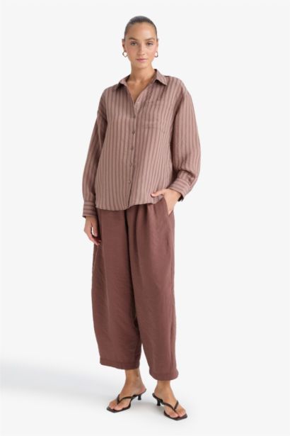 Relax Fit Regular Hem Trousers