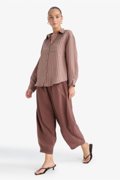 Relax Fit Regular Hem Trousers