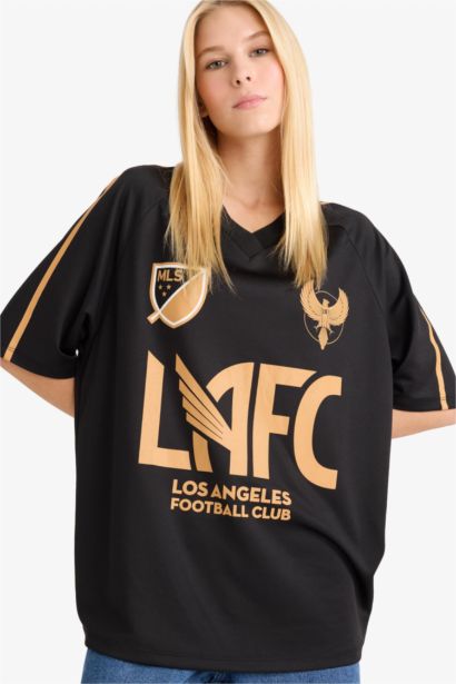 MLS Oversize Geniş Kalıp Sırt Baskılı Kısa Kollu Tişört