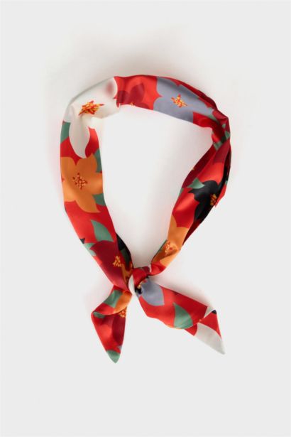 Kadın 2'li Desenli Fular