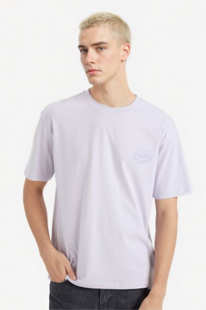 Boxy Fit Crew Neck T-Shirt