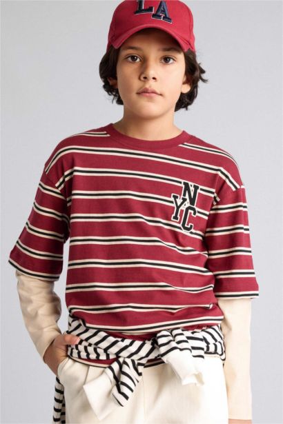 Regular Fit Printed Long Sleeve T-Shirt