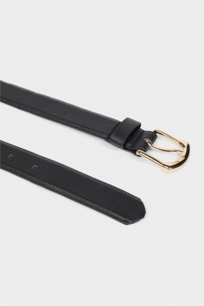 Kadın Suni Deri Jean Kemeri