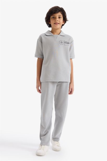 Boy Polo T-shirt Pants 2 Piece Set