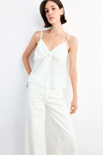 بلوزة نص ردن بياخة V