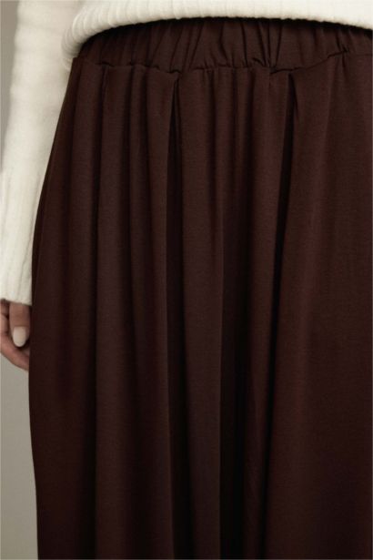 Baggy Fit Regular Waist Jogger Modal Trousers