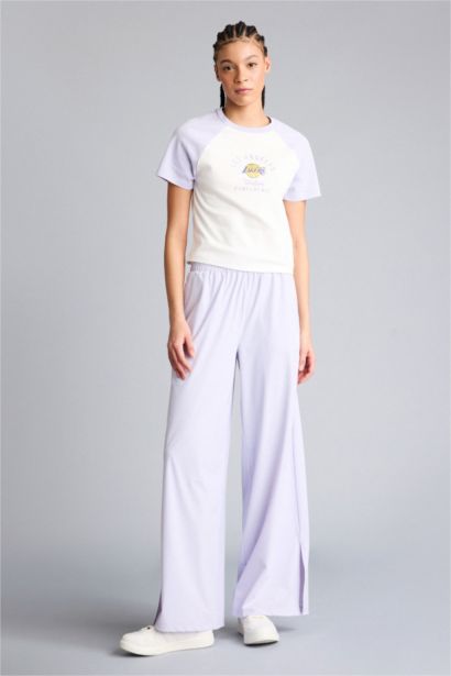 Хлопковая футболка NBA Los Angeles Lakers Slim Fit с коротким рукавом