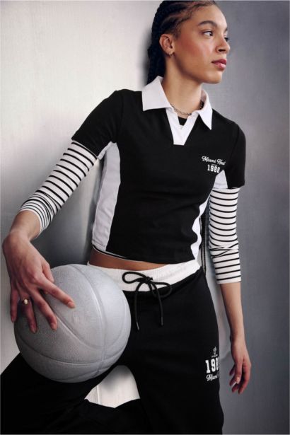 Slim Fit NBA Miami Heat Short Sleeve Polo Shirt