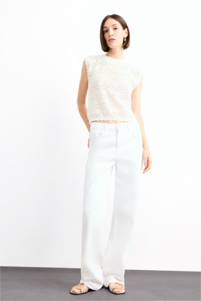 فانيلة تريكو بياخة مستديرة