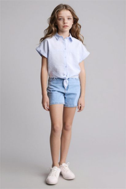 Girl Regular Fit Short Sleeve Shirt
