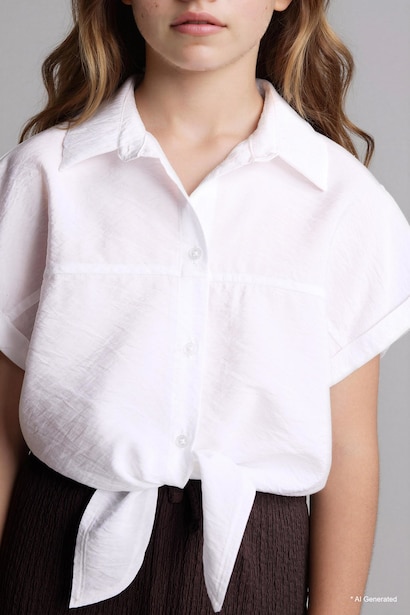 Girl Regular Fit Short Sleeve Shirt