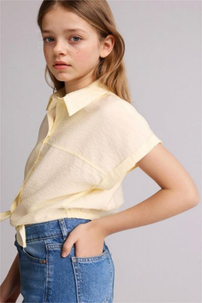 Girl Regular Fit Short Sleeve Shirt