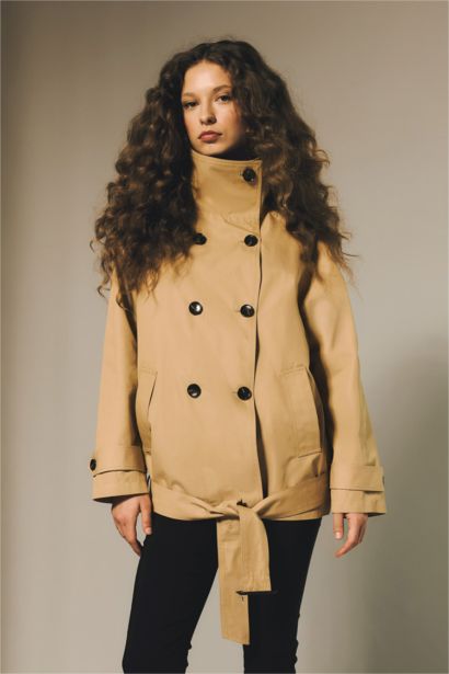 Regular Fit Trench Coat