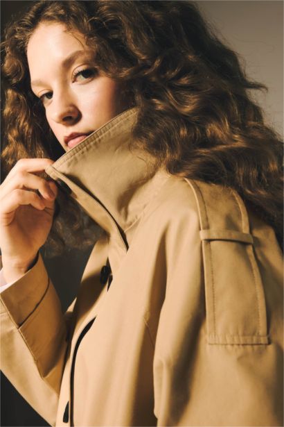 Regular Fit Trench Coat