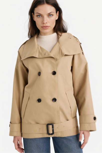 Regular Fit Trench Coat