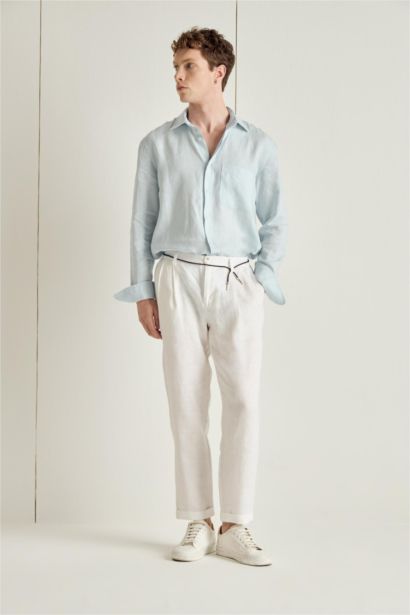 Рубашка из 100% льна