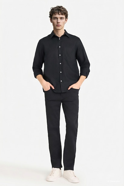 Linen Long Sleeve Shirt