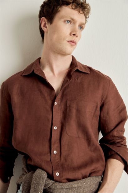 Рубашка из 100% льна