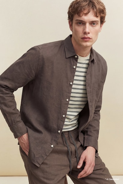 Linen Long Sleeve Shirt