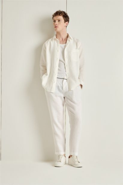 Рубашка из 100% льна