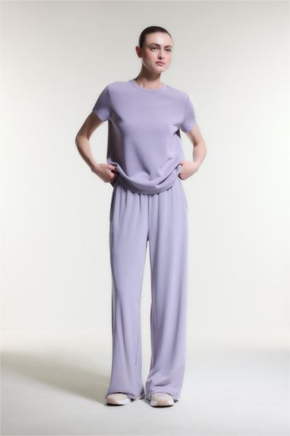 Slim Fit Kısa kollu Modal Tişört