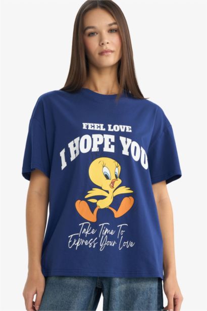 Футболка Looney Tunes Oversize с принтом