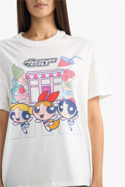 Футболка PowerPuff Girls Oversize с принтом
