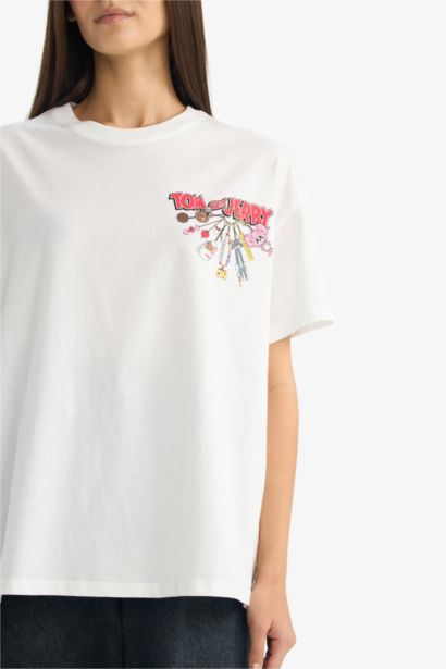 Футболка Tom & Jerry Oversize с принтом