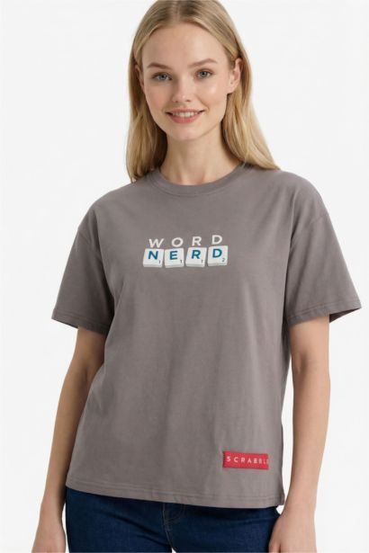 Футболка с принтом Oversize