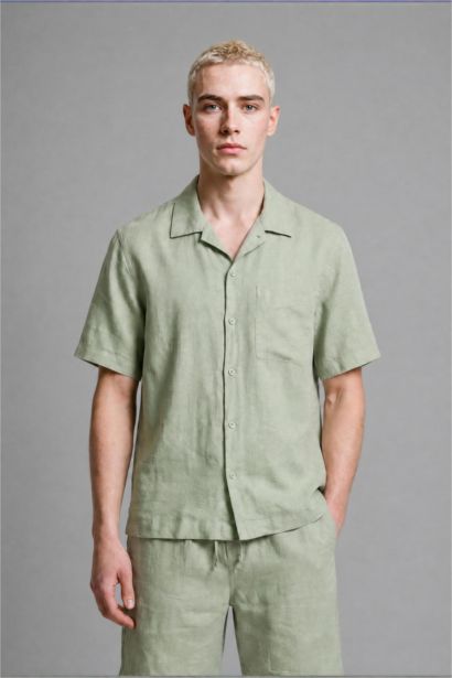 Relax Fit Woven Short Sleeve Shirt
