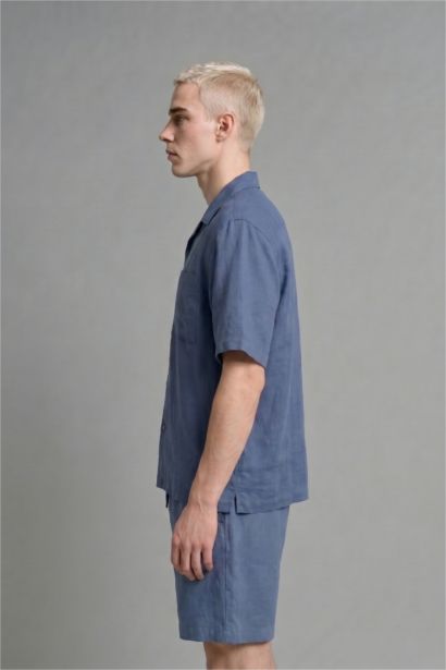 Relax Fit Woven Short Sleeve Shirt