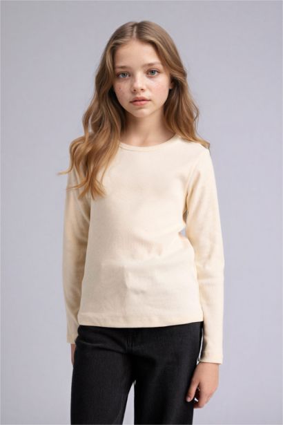 Girl Slim Fit Long Sleeve T-Shirt