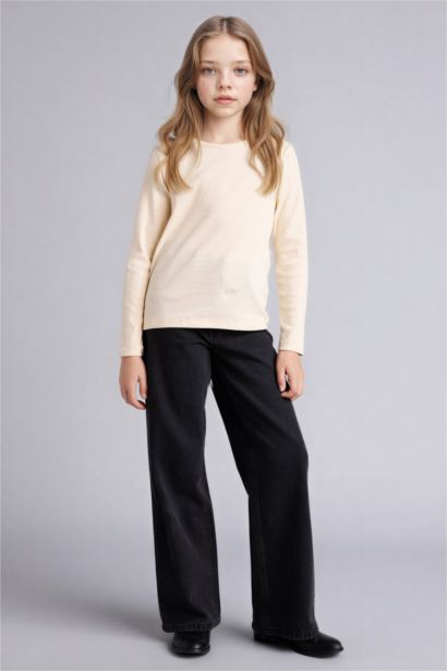 Girl Slim Fit Long Sleeve T-Shirt