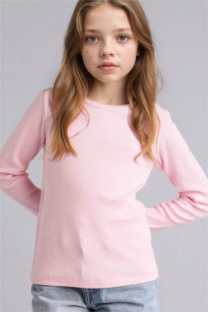 Girl Slim Fit Long Sleeve T-Shirt