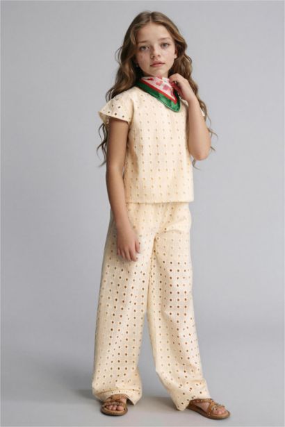 Girl Regular Fit Short Sleeve Blouse
