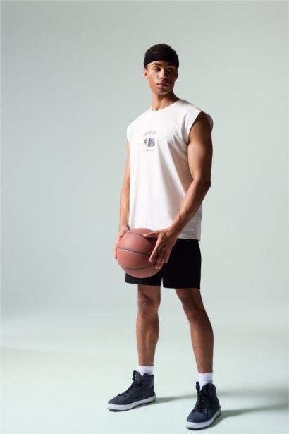 NBA Wordmark Printed Oversize Tank Top