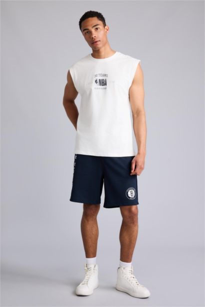 NBA Wordmark Printed Oversize Tank Top
