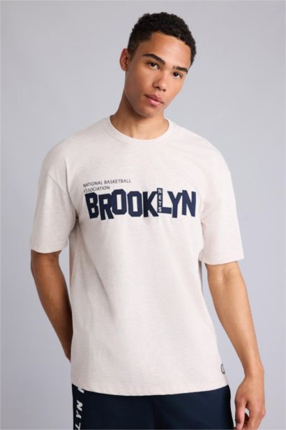 T-shirt NBA Brooklyn Nets à manches courtes