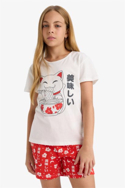 Girl Regular Fit 2 Piece Pajama Set