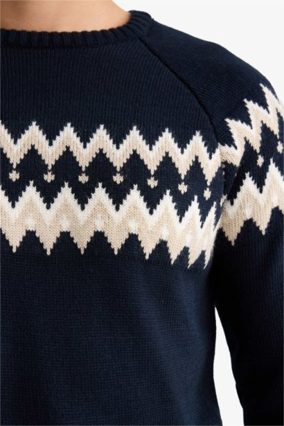 Standard Fit Crew Neck Knitwear Pullover