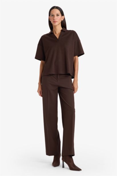 Футболка поло пике Relax Fit с коротким рукавом