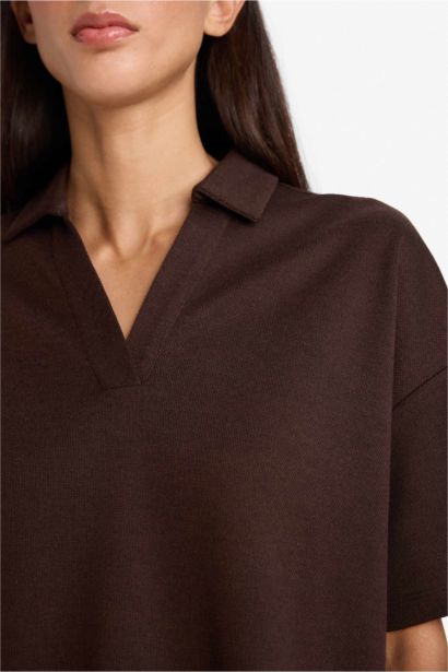 Футболка поло пике Relax Fit с коротким рукавом