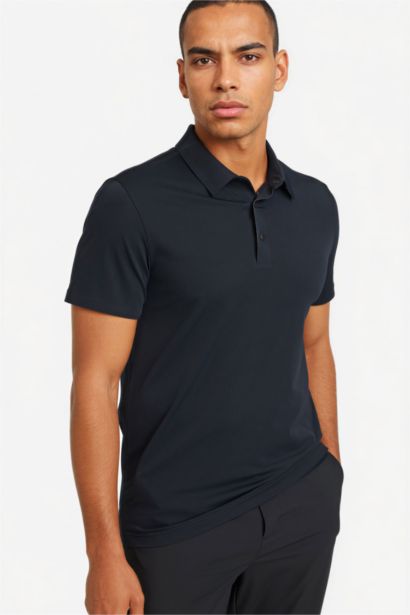 Slim Fit Short Sleeve Polo T-Shirt