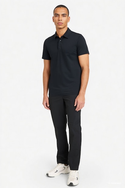 Slim Fit Short Sleeve Polo T-Shirt