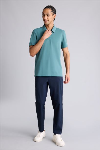 تيشيرت بولو نص كم سليم فيت